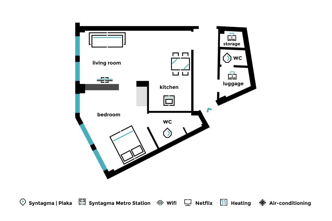 Luxury Apartments In Plaka By Upstreet เอเธนส์ ห้อง รูปภาพ